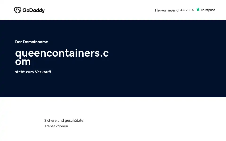 Screenshot of queencontainers.com