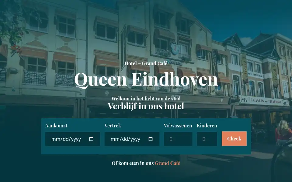 Screenshot of queeneindhoven.nl