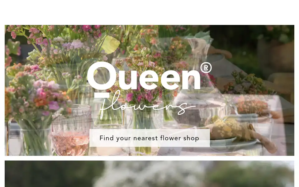 Screenshot of queenflowers.dk