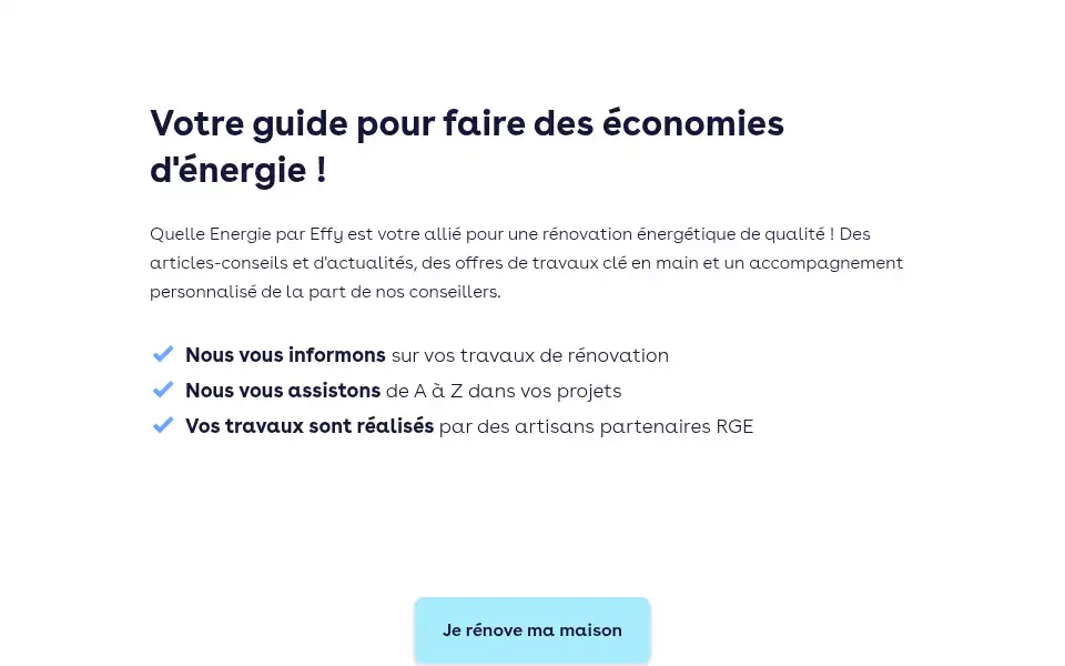 Screenshot of quelleenergie.fr