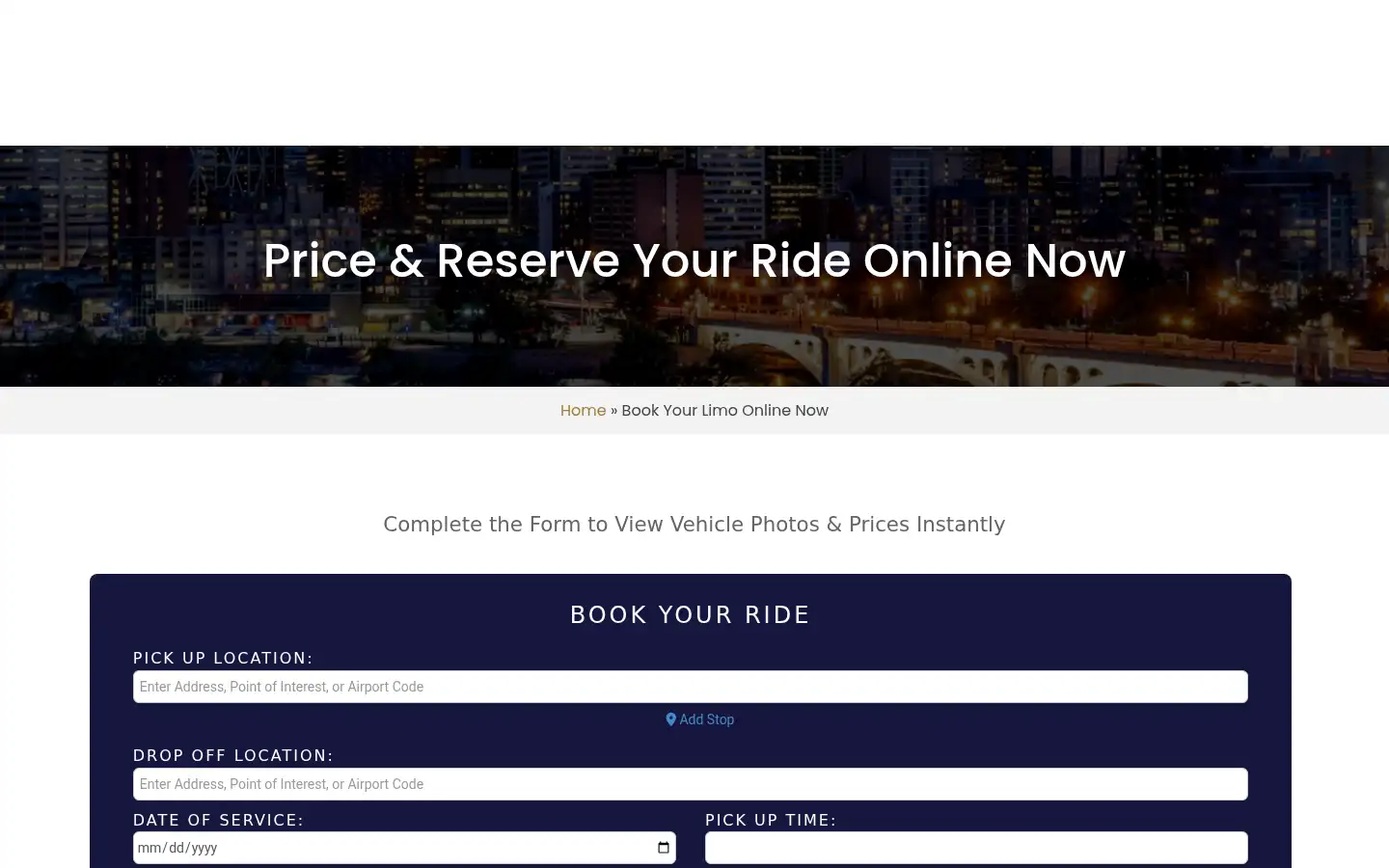 Screenshot of questlimos.ca