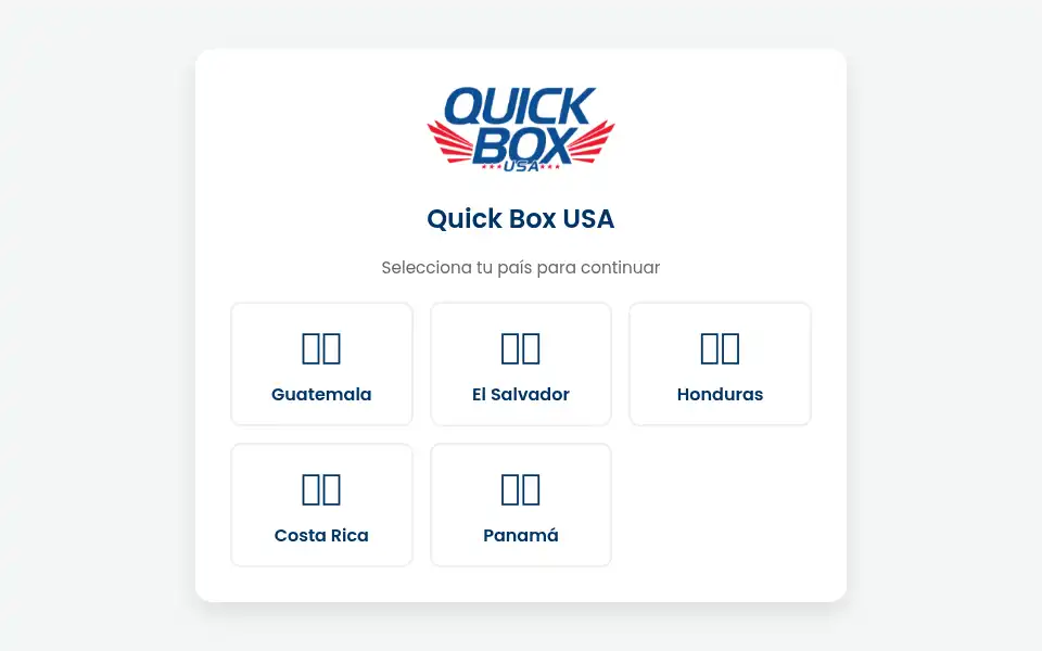 Screenshot of quickboxusa.com