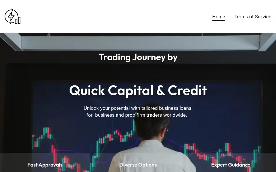 Screenshot of quickcapitalandcredit.com