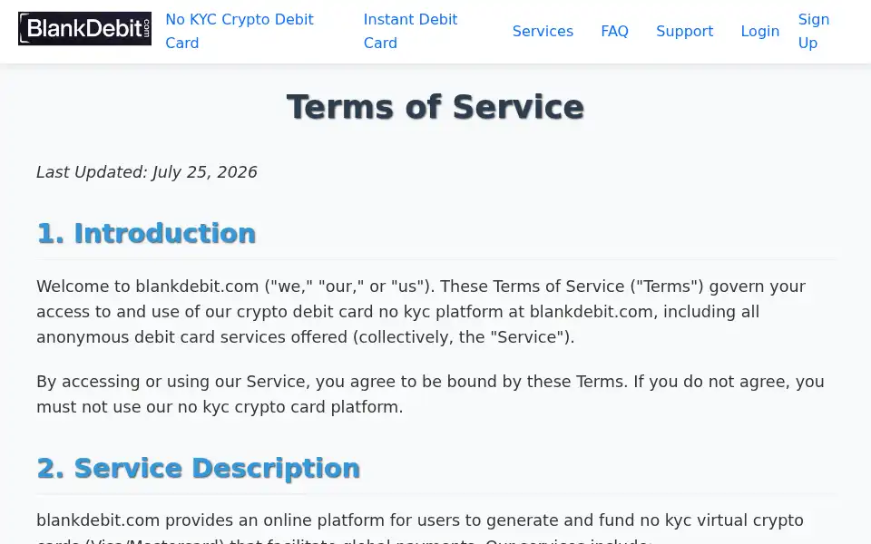 Screenshot of quickcard.cc
