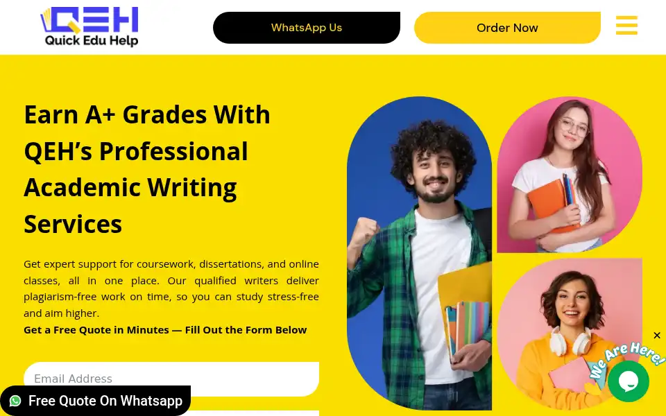 Screenshot of quickeduhelp.com