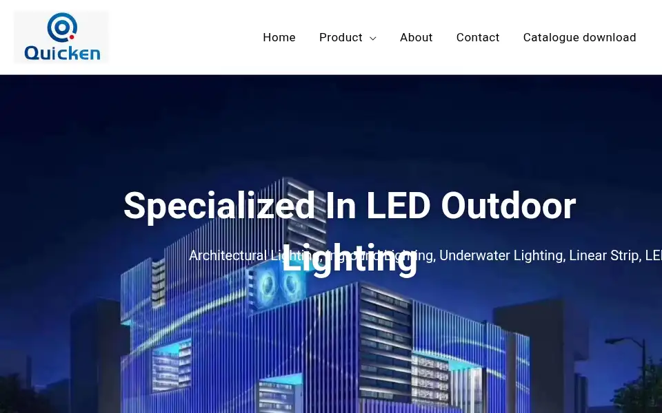 Screenshot of quickentech.com