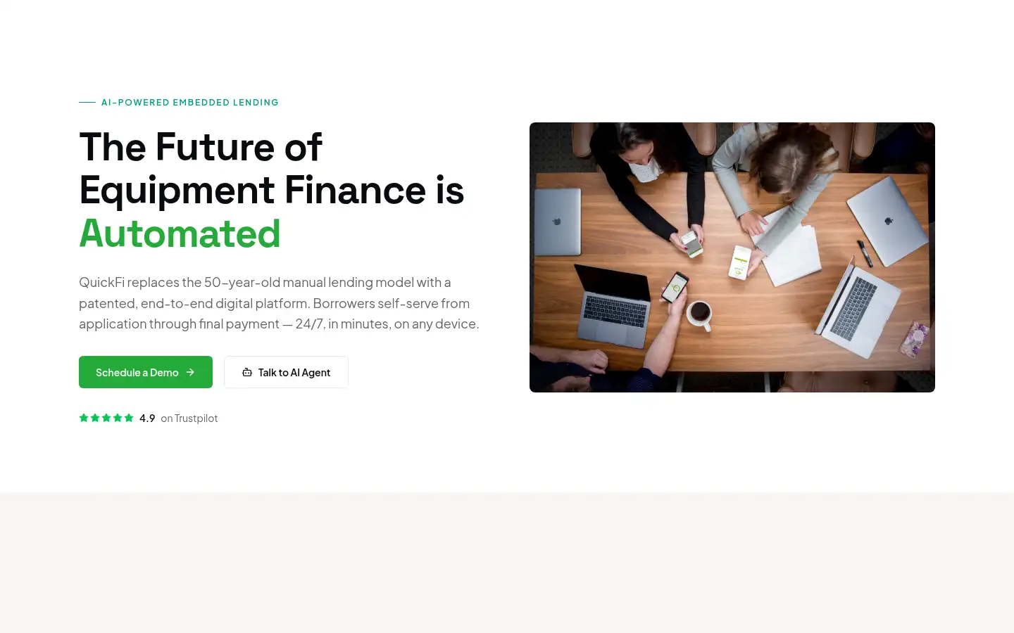 Screenshot of quickfi.com