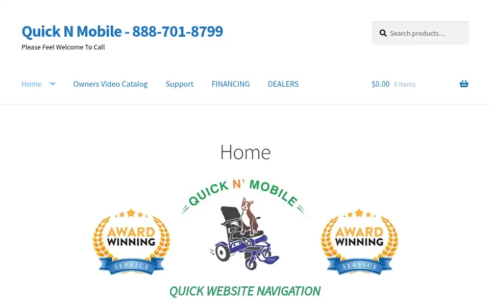 Screenshot of quicknmobile.com