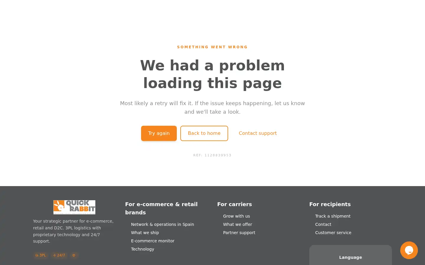 Screenshot of quickrabbit.es