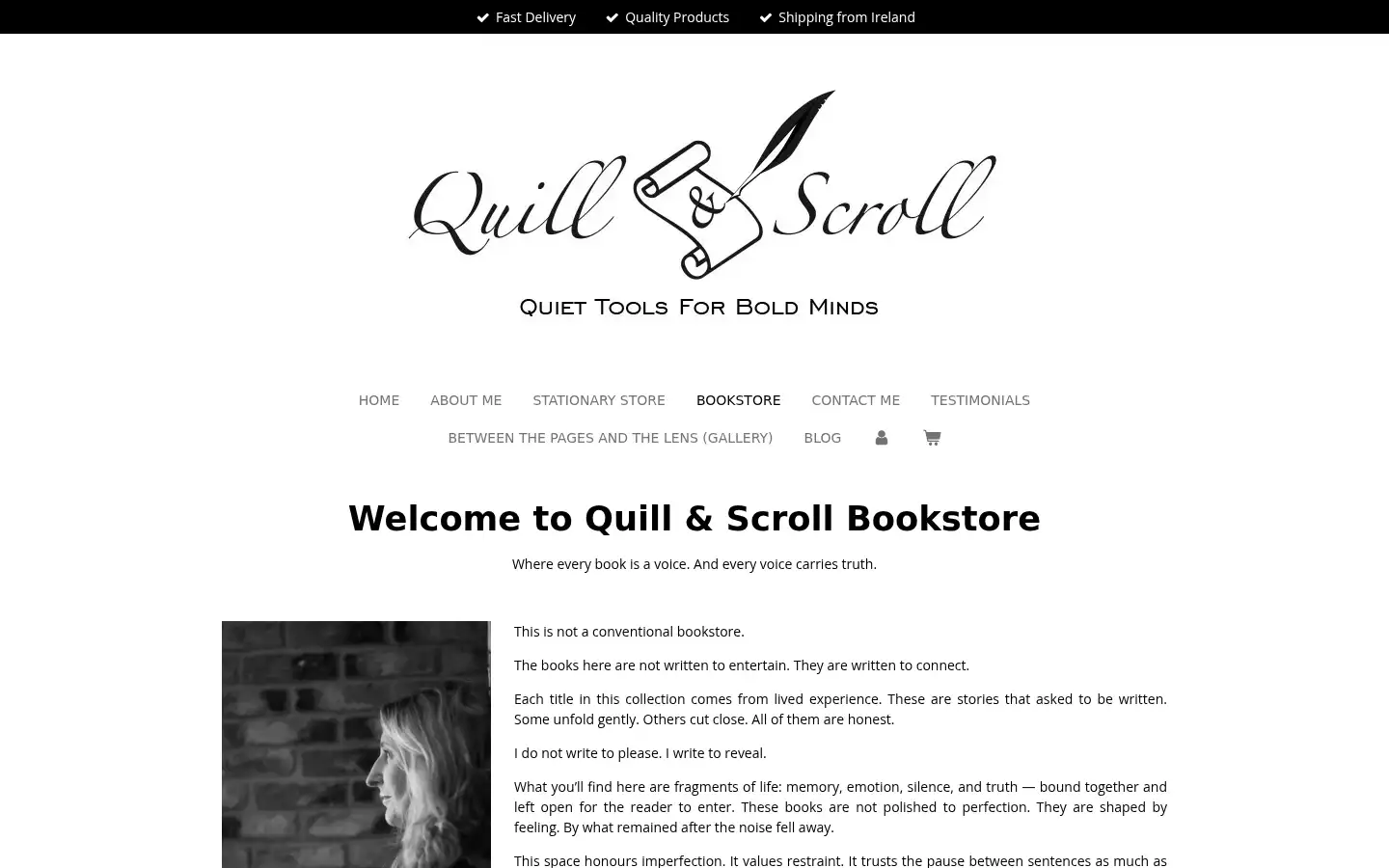 Screenshot of quillandscroll.ie