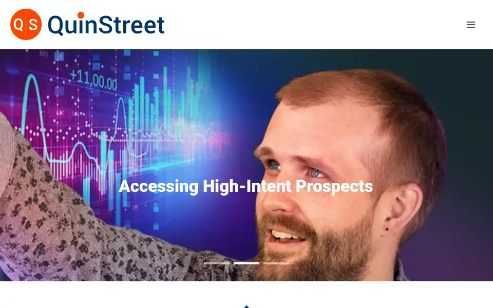 Screenshot of quinstreet.com