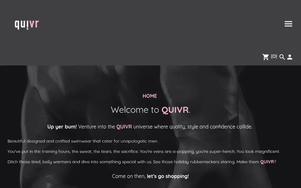 Screenshot of quivr.co.uk