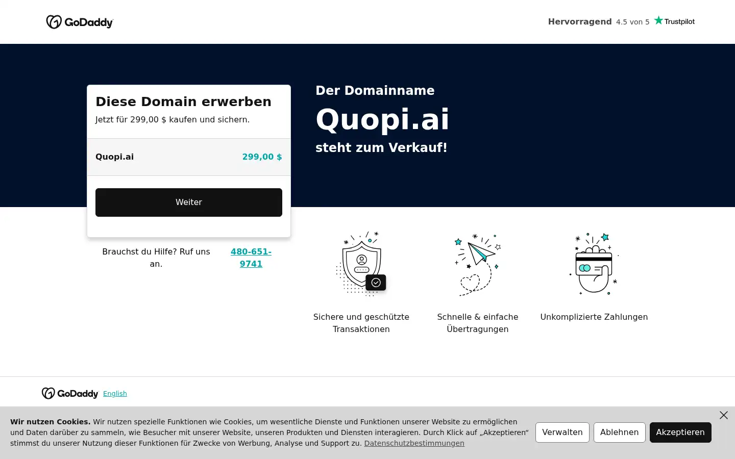 Screenshot of quopi.ai