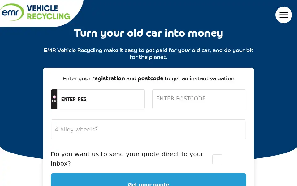Screenshot of quotemymotor.com
