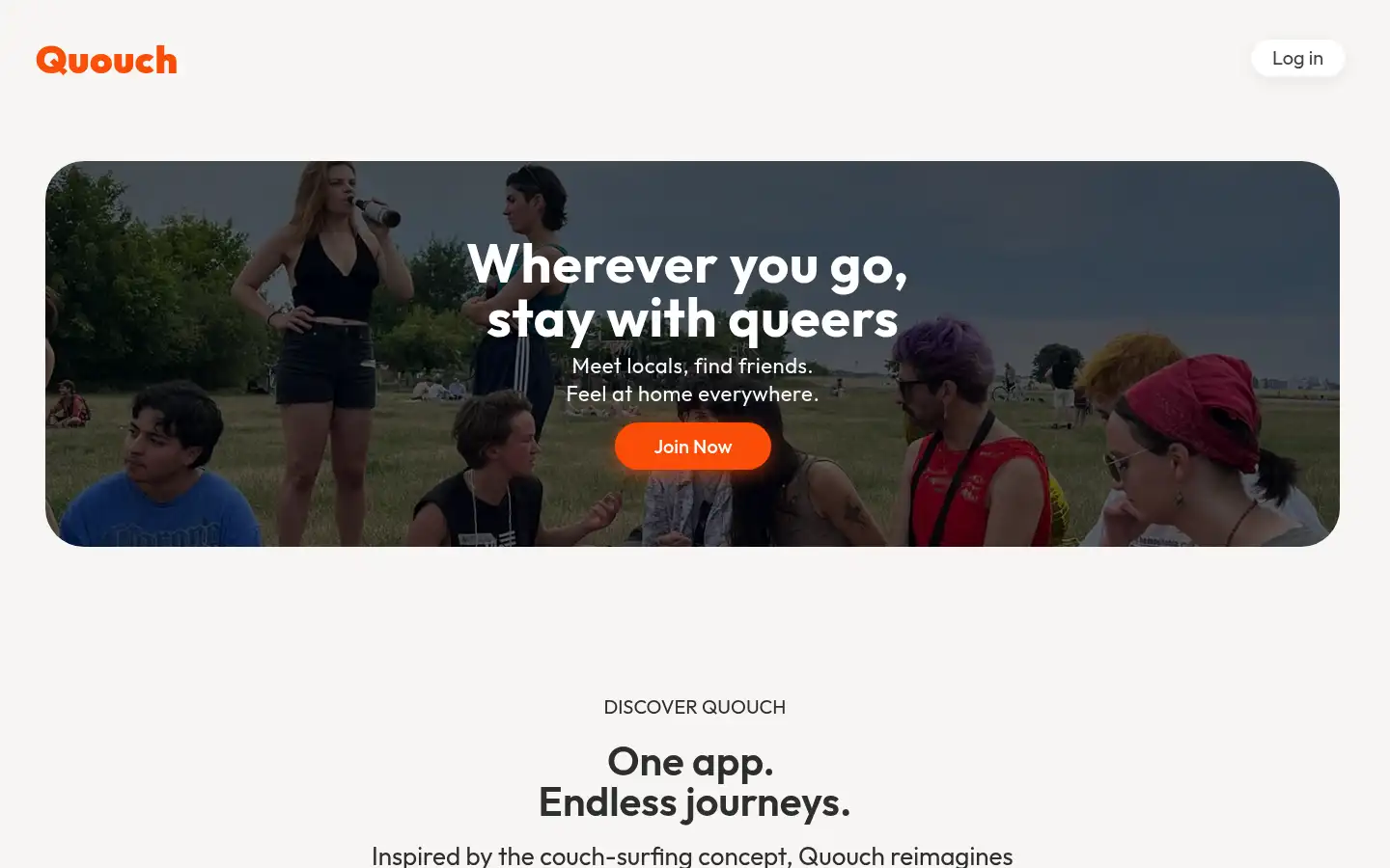 Screenshot of quouch-app.com