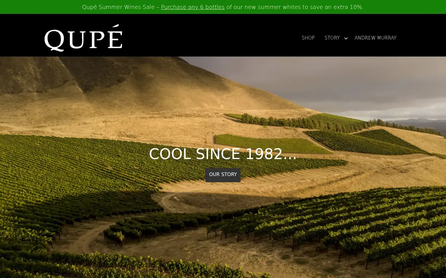 Screenshot of qupe.com