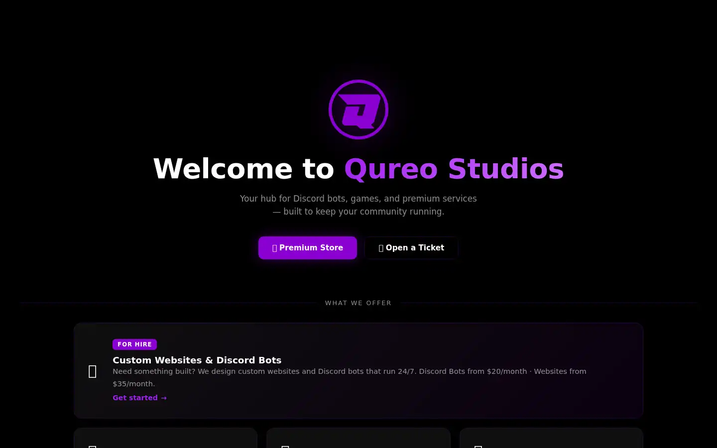 Screenshot of qureostudios.com