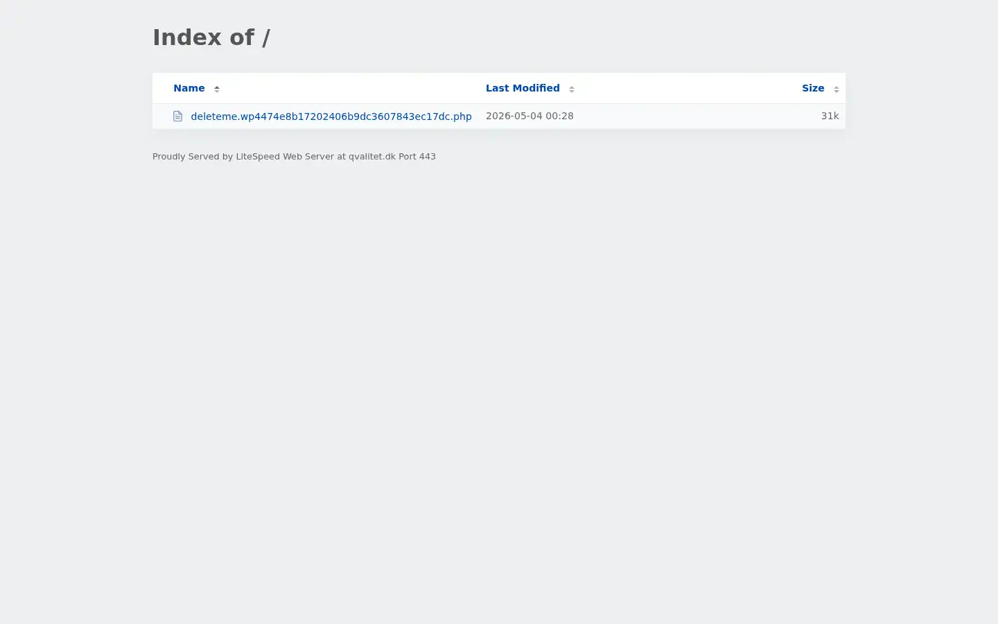 Screenshot of qvalitet.dk