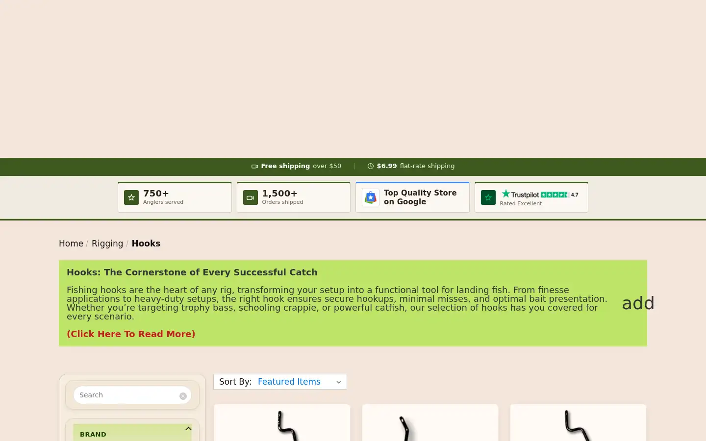 Screenshot of qwikfishing.com