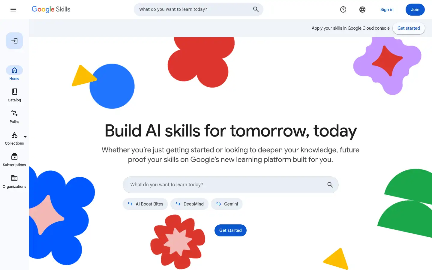 Screenshot of qwiklabs.com
