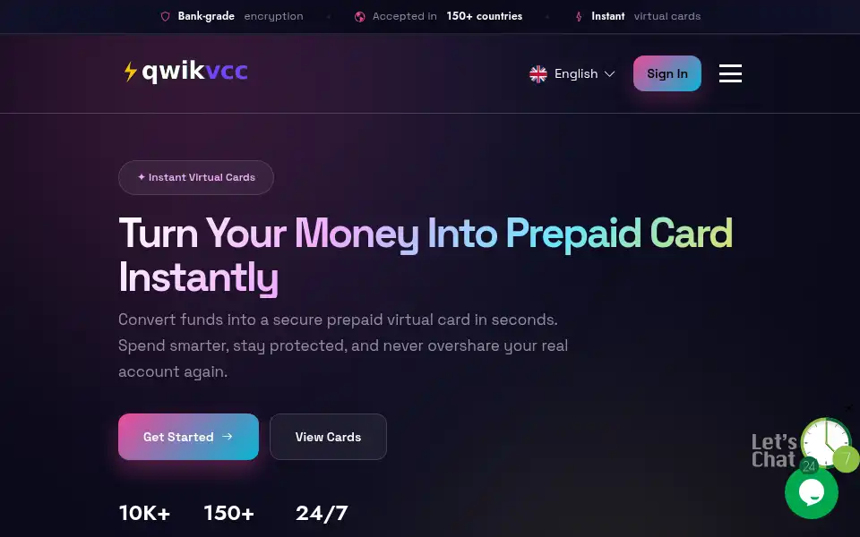 Screenshot of qwikvcc.com