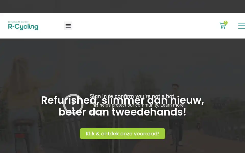 Screenshot of r-cycling.nl