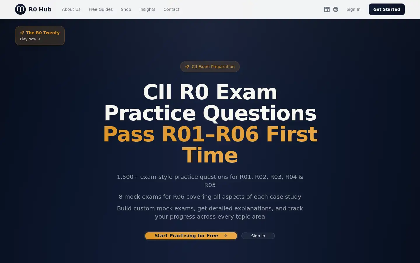 Screenshot of r0hub.com