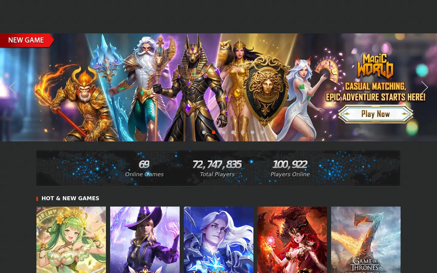 Screenshot of r2games.com