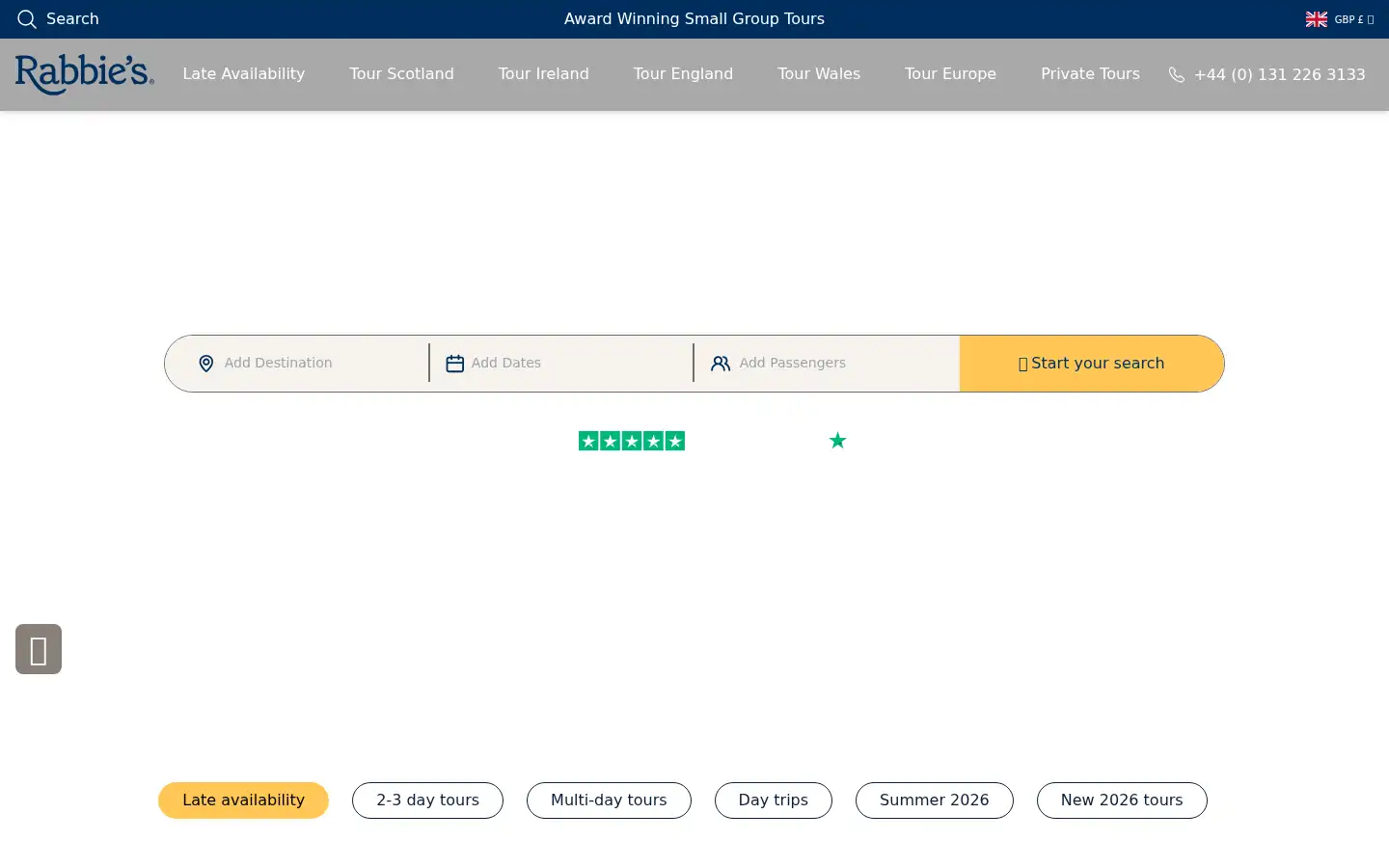 Screenshot of rabbies.com