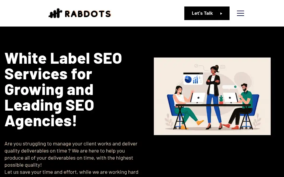 Screenshot of rabdots.com