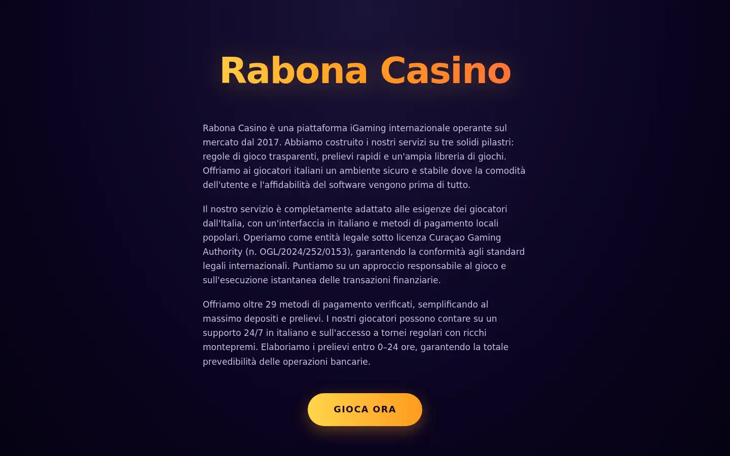 Screenshot of rabona-casino.xyz