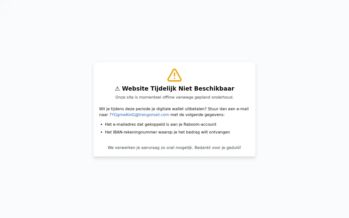 Screenshot of raboom.nl
