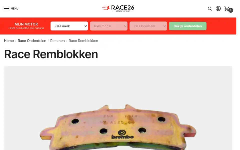 Screenshot of race26.com
