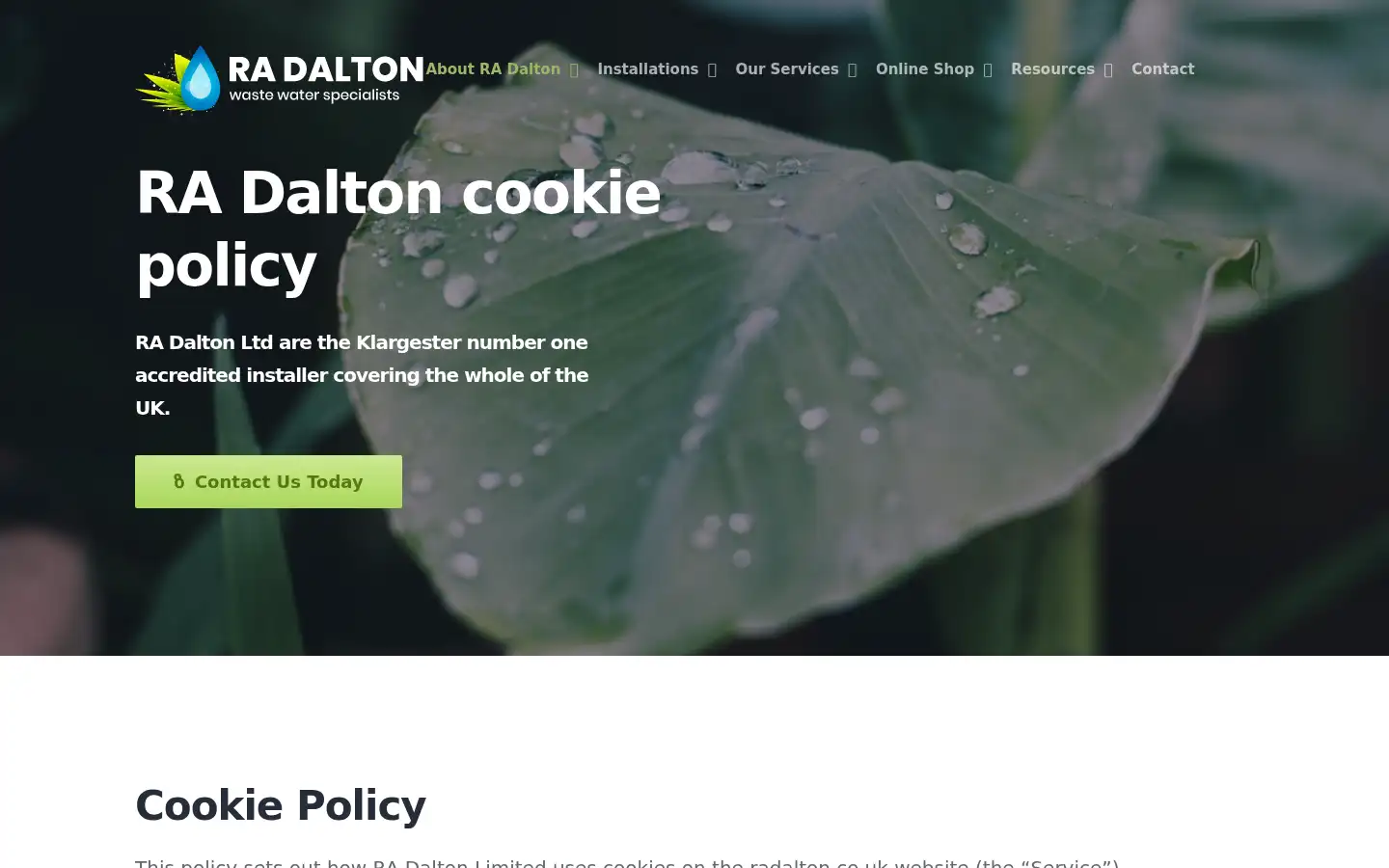 Screenshot of radalton.co.uk