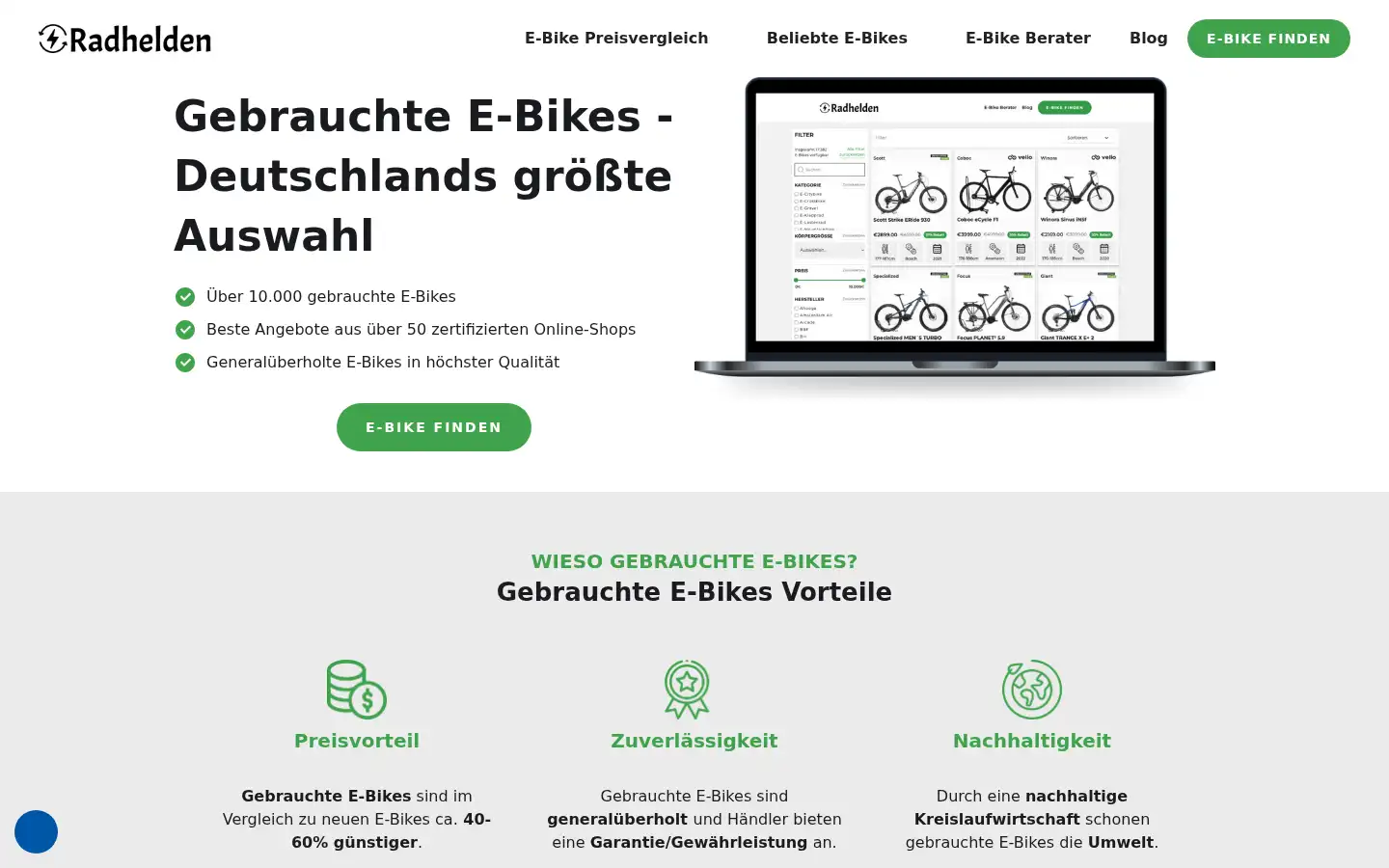 Screenshot of radhelden.de