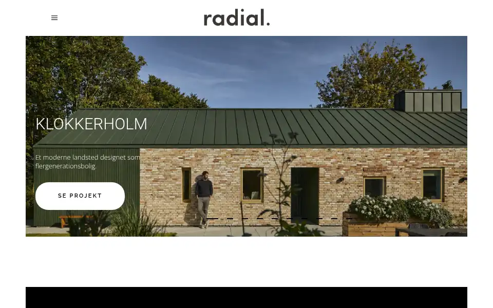 Screenshot of radialstudio.dk