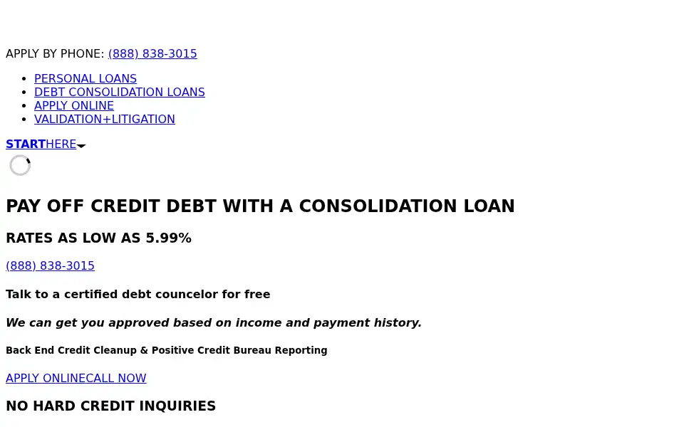 Screenshot of radiantfinancial.org