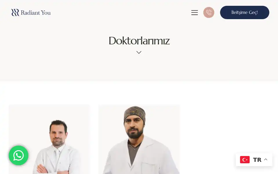 Screenshot of radiantyougroup.com