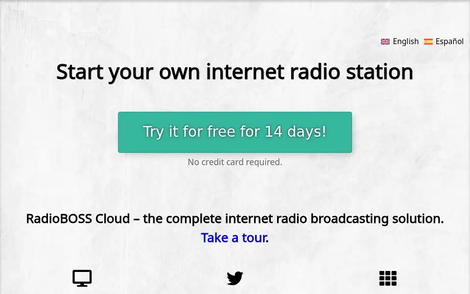 Screenshot of radioboss.fm