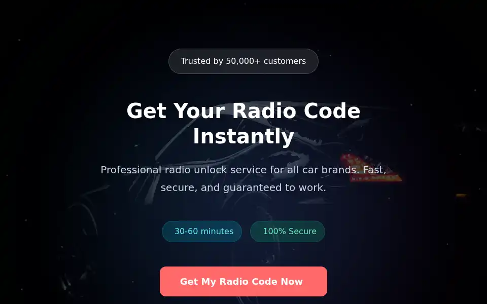 Screenshot of radiocode.live