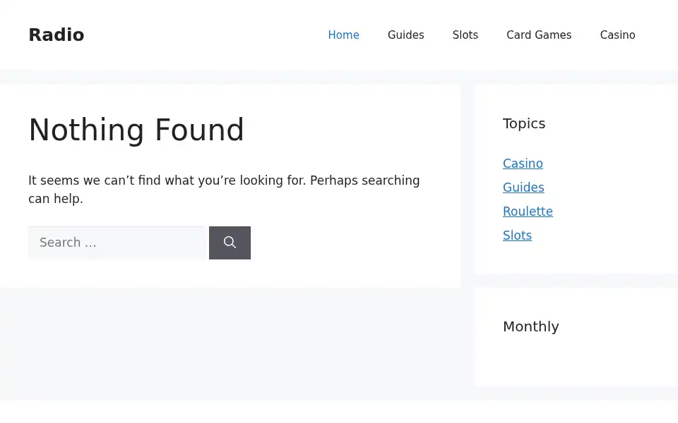 Screenshot of radioflo.co.uk