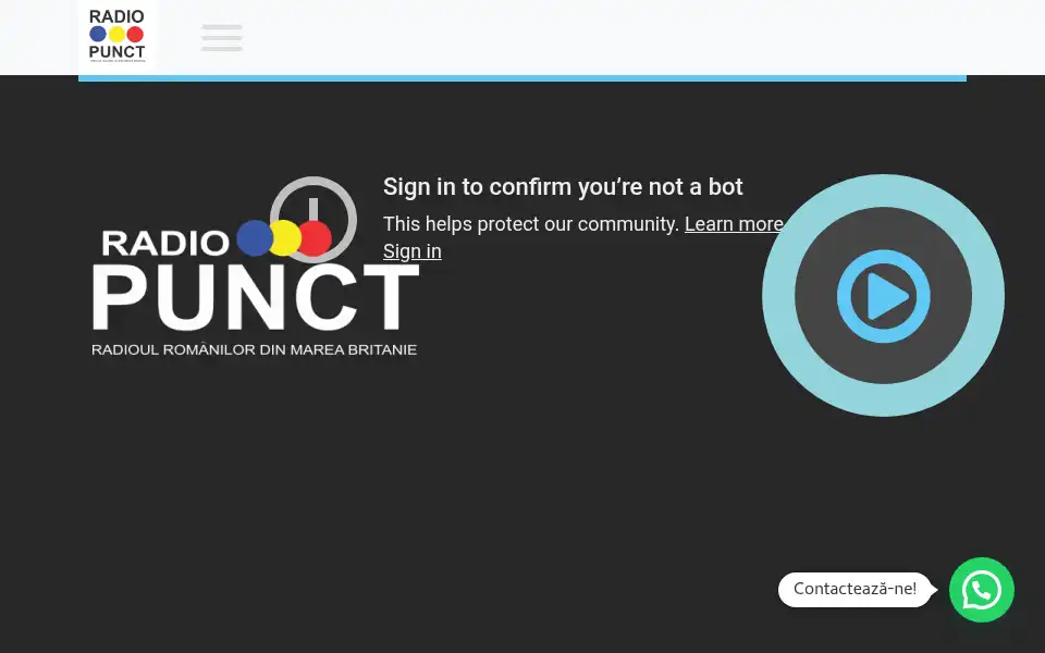 Screenshot of radiopunct.com