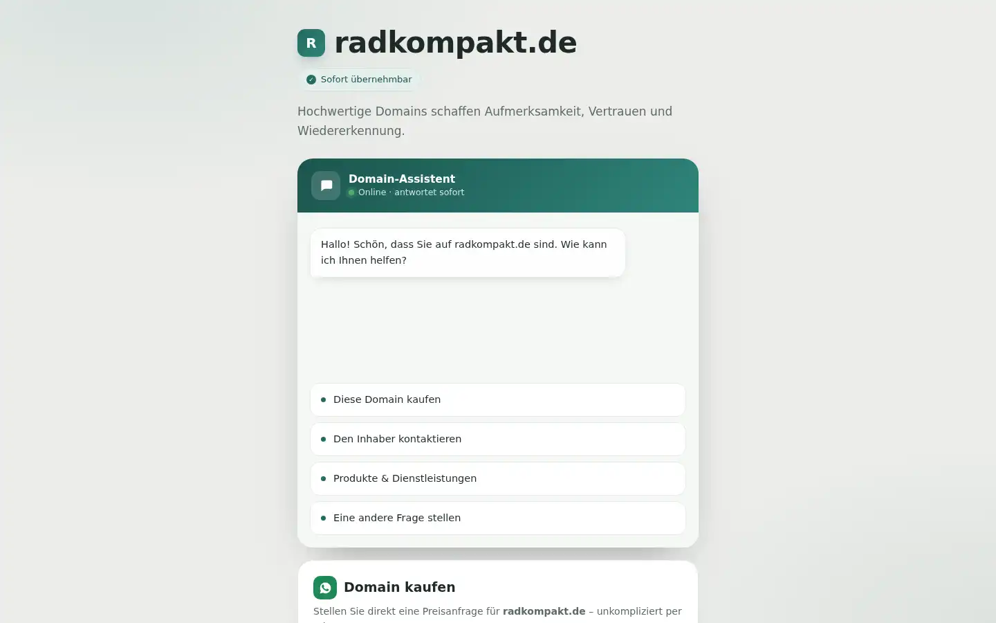 Screenshot of radkompakt.de