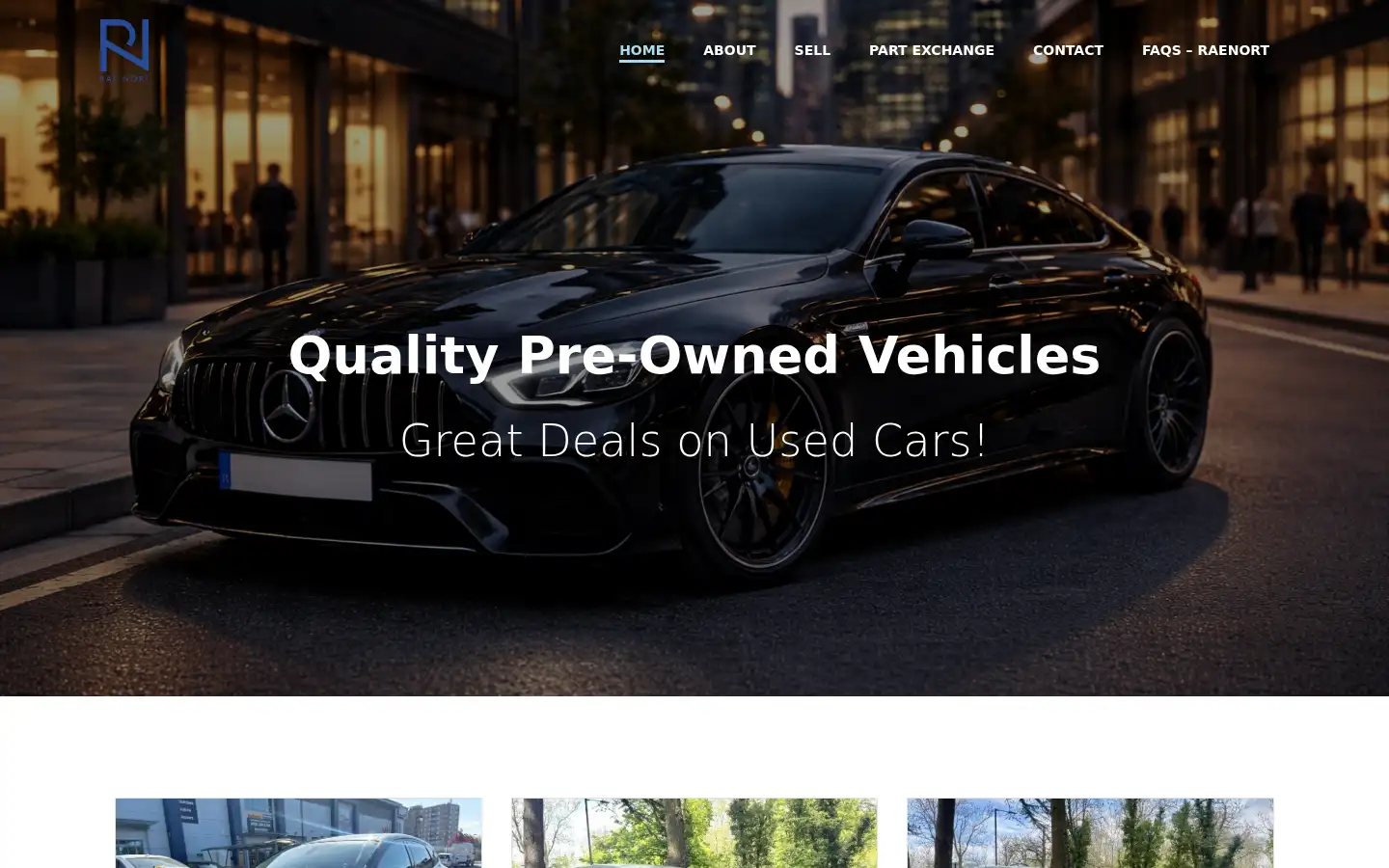 Screenshot of raenort.com