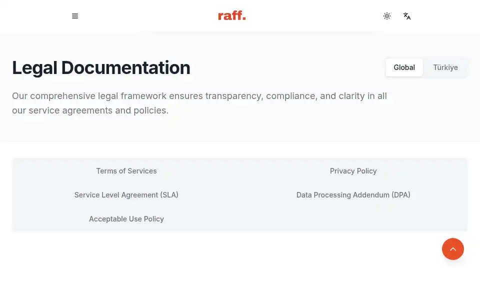 Screenshot of rafftechnologies.com
