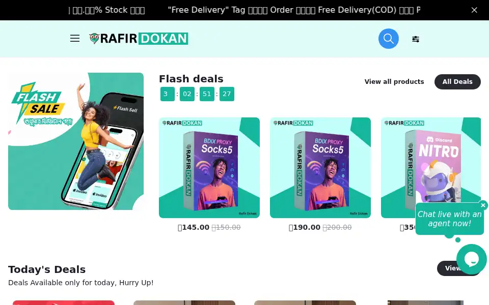 Screenshot of rafirdokan.com