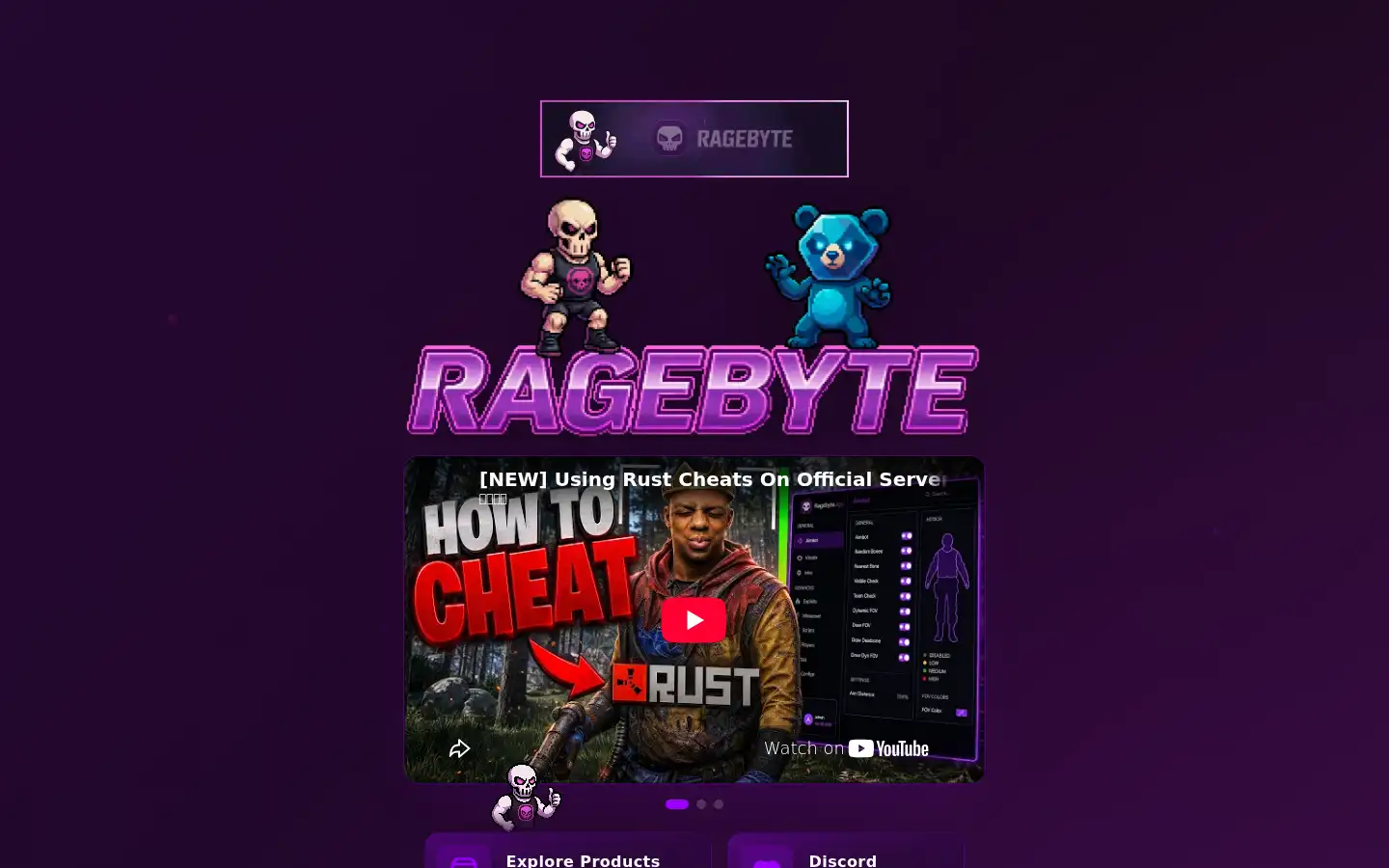 Screenshot of ragebyte.xyz