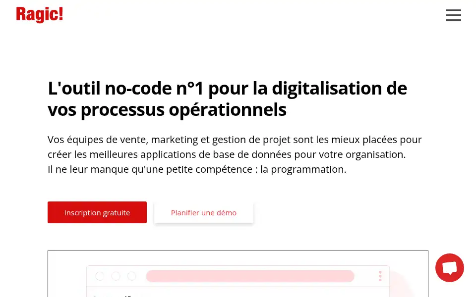 Screenshot of ragic.com