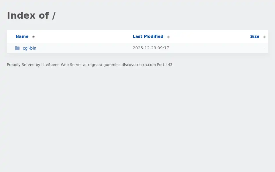 Screenshot of ragnarx-gummies.discovernutra.com