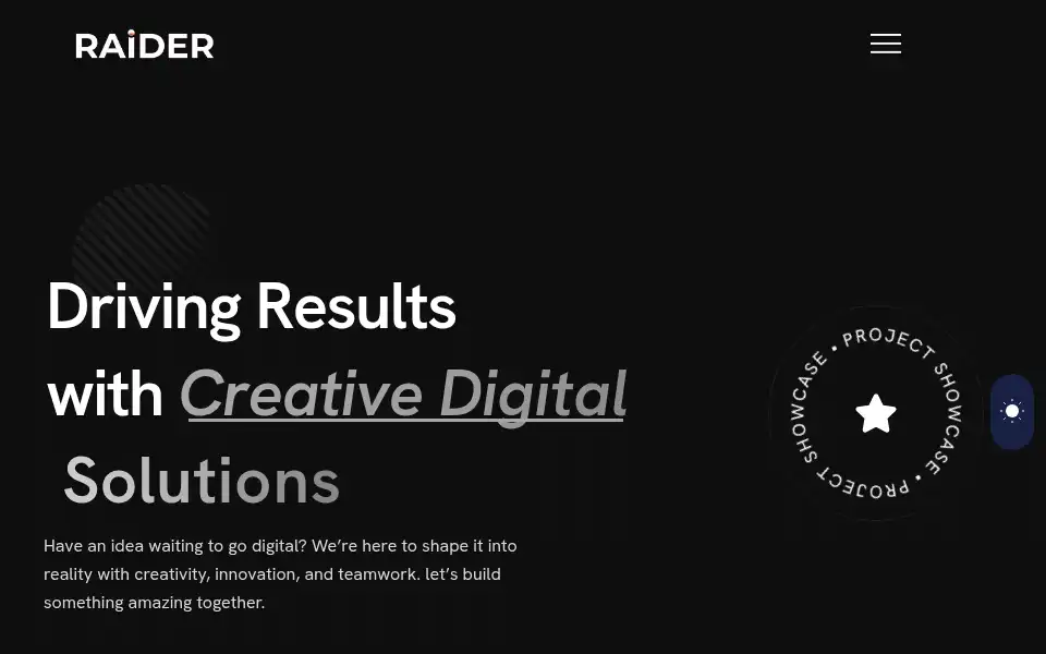 Screenshot of raidertechnologies.in
